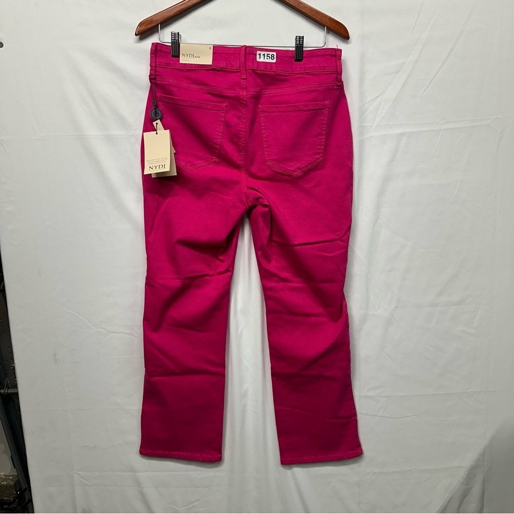 Not Your Daughter’s Jeans Marilyn Straight Ankle Big Pink Size 8 NWT - Picture 9 of 9